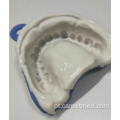 Mudança de cor do material de impressão de alginato dentário / tipo regular
